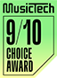 MusicTech 9/10 Choice Award