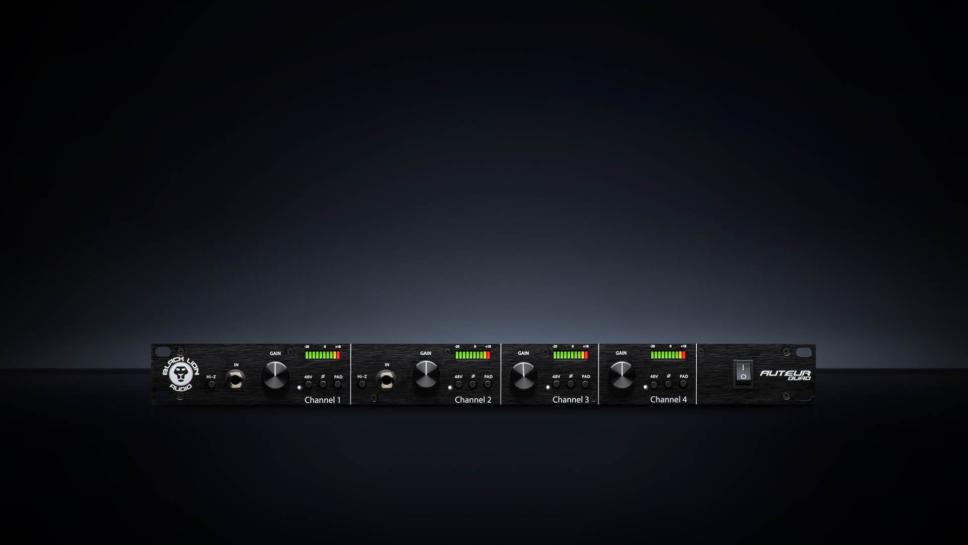 Black Lion Audio Auteur Quadマイクプリ Black Lion Audio Auteur Quad Microphone Preamp - Perfect Circuit
