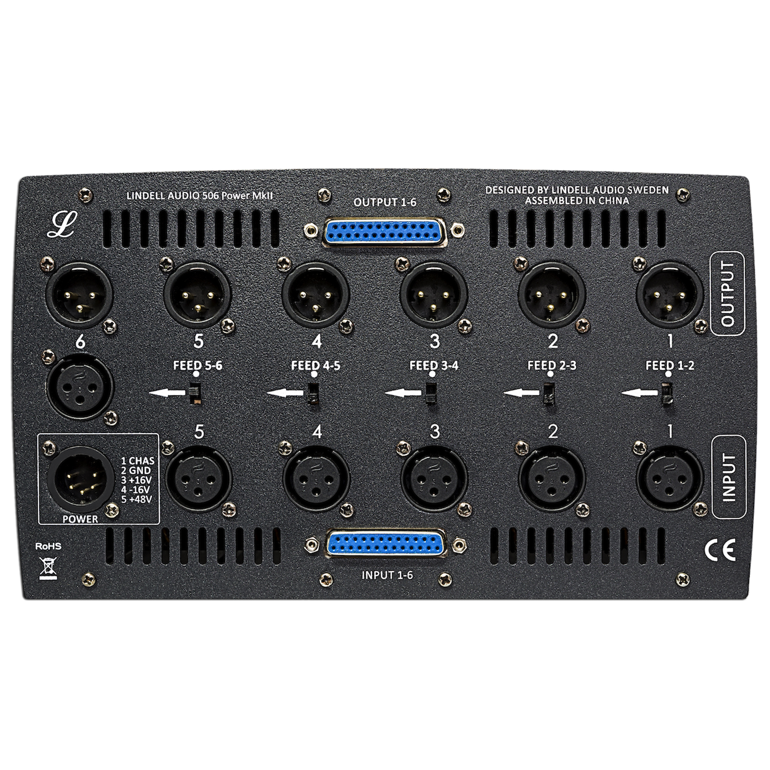 Amazon.com: Lindell Audio 506 Power MK II 6-Slot 500 Series