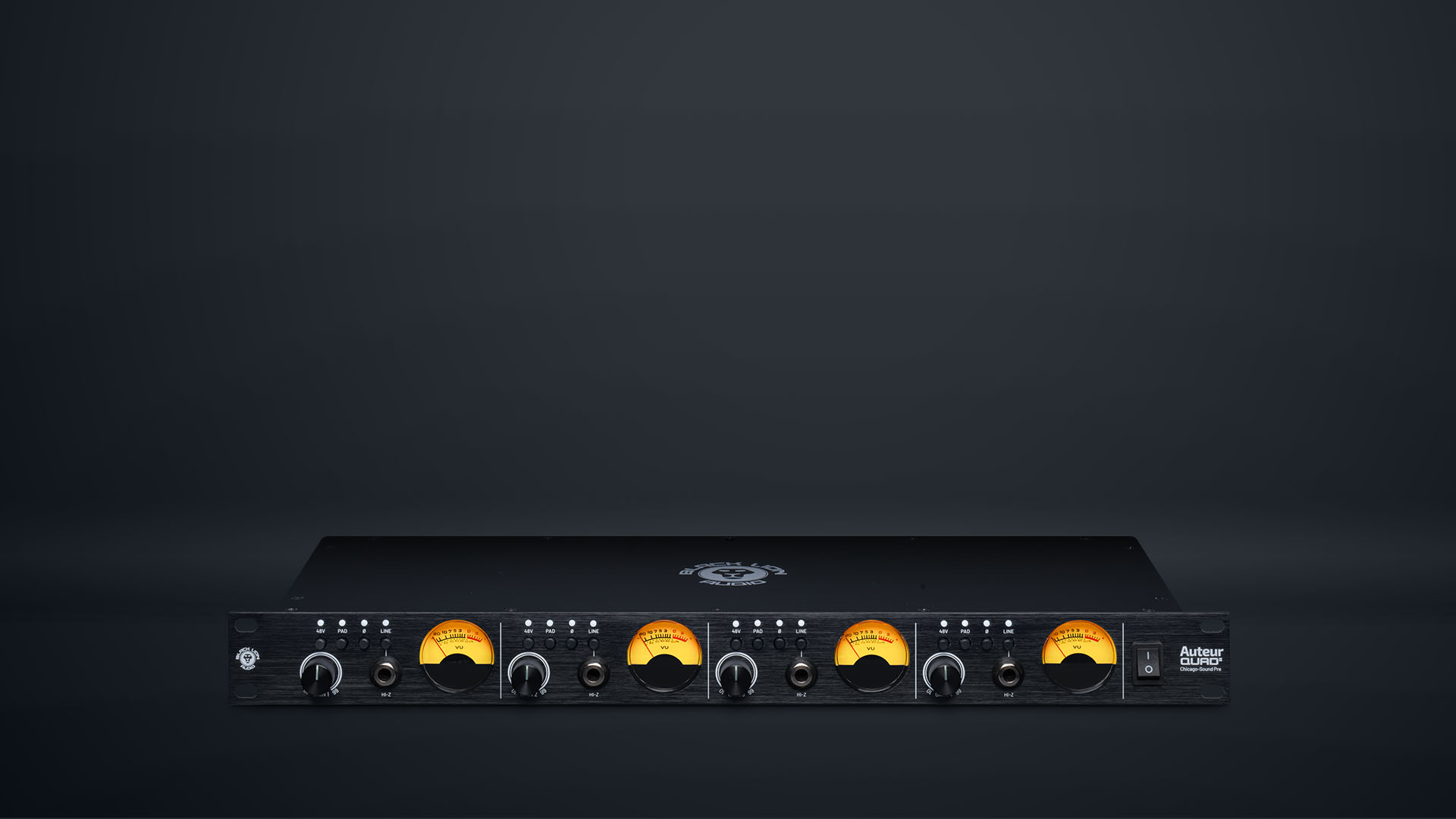 Black Lion Audio Auteur Quadマイクプリ Black Lion Audio Auteur Quad2 4-Channel Microphone AUTEURQUAD 2